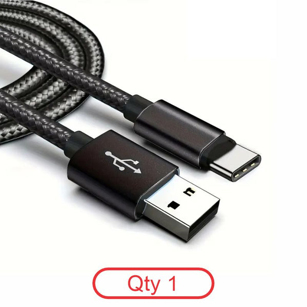 USB TypeC 1m Braided Cable
