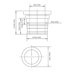 ECAS04 Connector 4mm