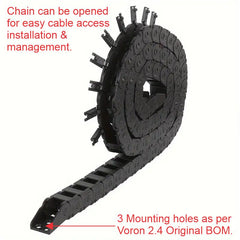 Nylon Drag Chain Cable Carrier 1M