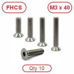 M3 x 40 304 Stainless FHCS