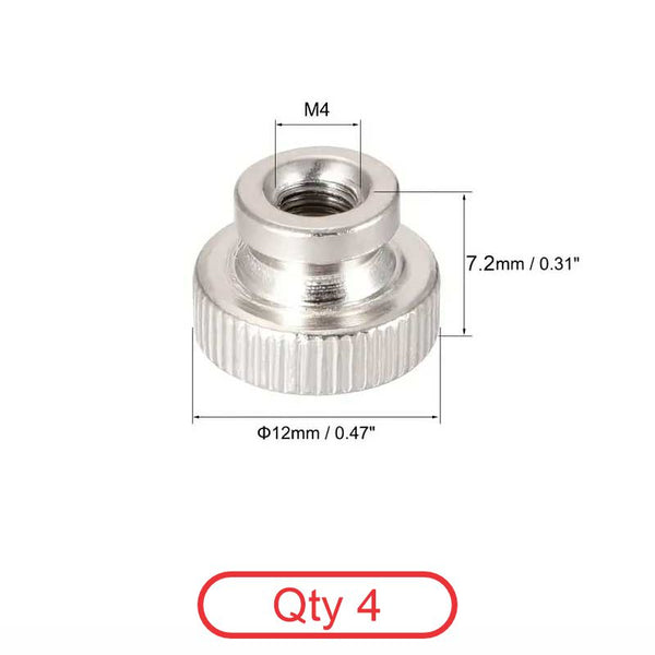 Knurled Nut M4