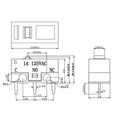 Omron D2F Microswitch Clone