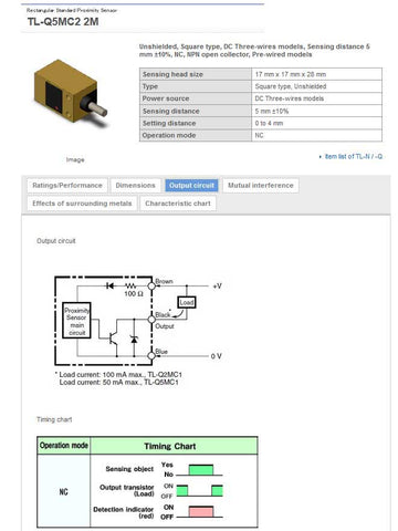 Omron Inductive Sensor