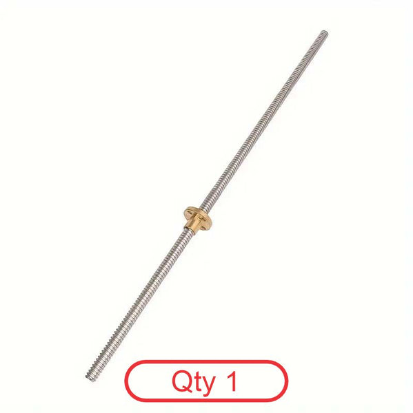 TR8 Stainless Leadscrew 650mm 8mm Lead, 2mm Pitch