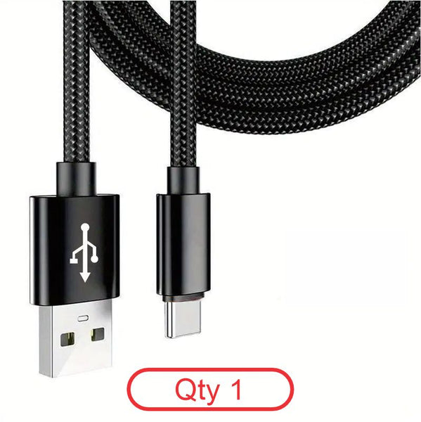 USB TypeC 2m Braided Cable