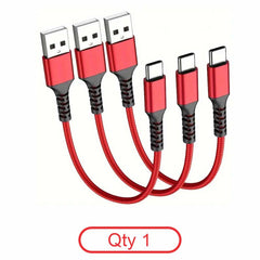 Red USB-C Braided Cable