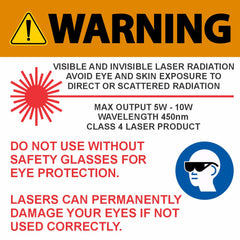 450nm 5.5W Laser Module