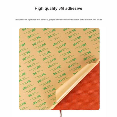 Silicone Bed Heater 220V 600W 200mm x 200mm