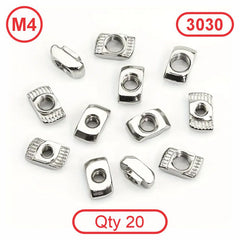 3030 M4 Extrusion TNuts