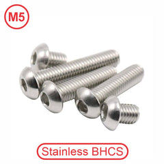 M5 Button Head 304 Stainless Cap Screws