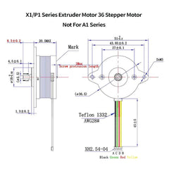 BambuLab X1/P1 Stepper Motor