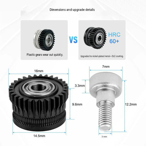 Creality Hardened Steel Gears