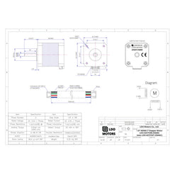 LDO-42STH48-2504MAC 1.8° Stepper Motor