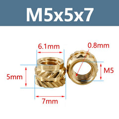 M5 Heatset Insert