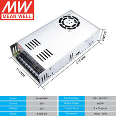 PSU 24V 600W