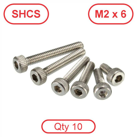 M2 x 6 SHCS