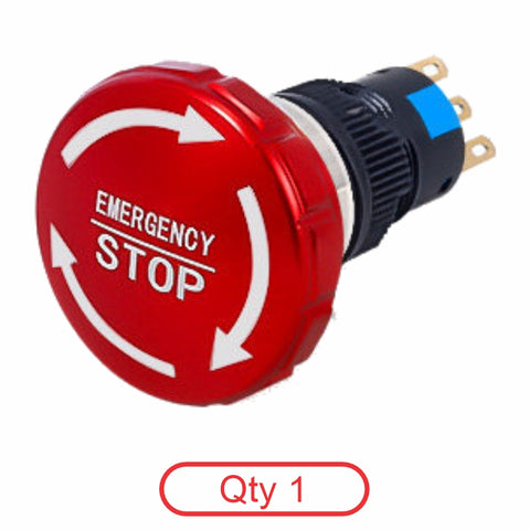SPST Emergency Stop Push Button Switch