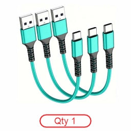 Green USB-C Braided Cable