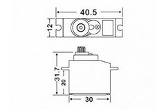 Servo PS-1171MG